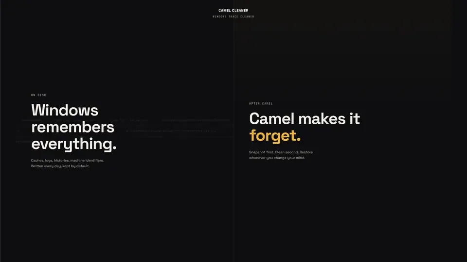 Camel-Cleaner, case thumbnail